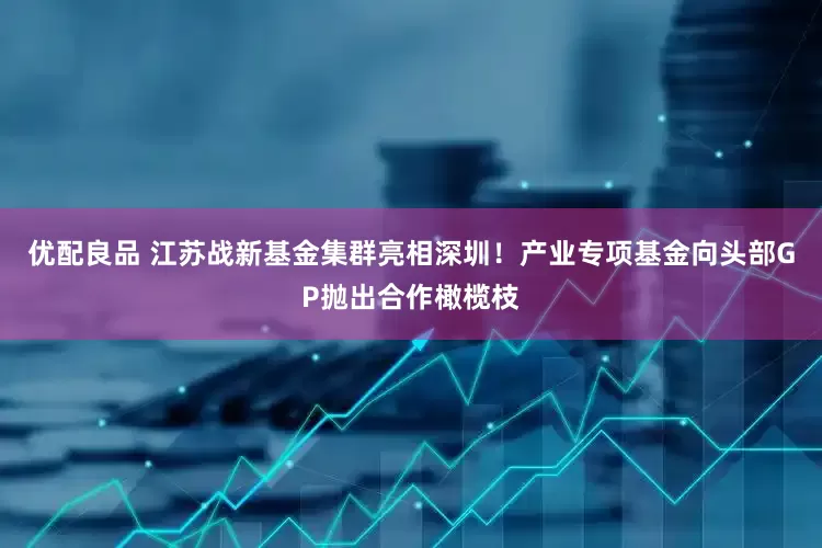 优配良品 江苏战新基金集群亮相深圳！产业专项基金向头部GP抛出合作橄榄枝