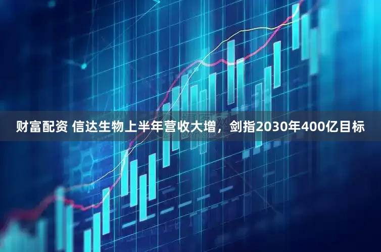 财富配资 信达生物上半年营收大增，剑指2030年400亿目标
